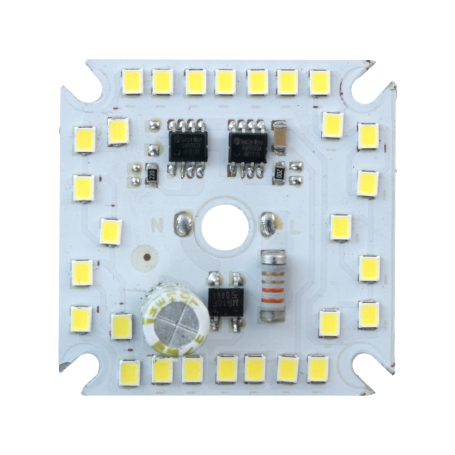 LED DOB سفید مهتابی 220VAC 20W سایز 45x45mm