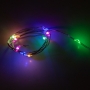 ریسه LED مفتولی هفت رنگ 0.5 متری مدل باتری سکه ای