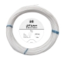 سیم افشان سایز 1x0.25 سفید حلقه 100 متری