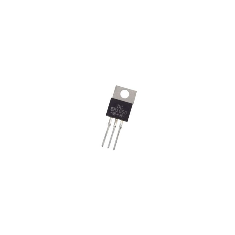 دوبل دیود شاتکی SR1660 16A-60V پکیج TO-220