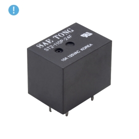 رله 24V ژاپنی 5 پایه مارک SAE TONG کد ST2-110P-24F