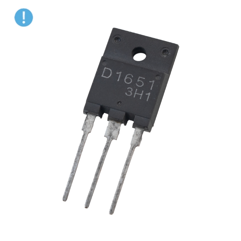 ترانزیستور قدرت D1651 نوع NPN ژاپنی پکیج TO-3PF