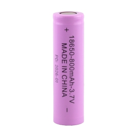 باتری لیتیوم یون 3.7v سایز 18650 800mAh سرتخت RSC