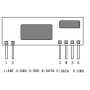 گیرنده ریموت ASK 433MHz سوپرهترودین مدل RXB62
