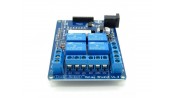شیلد رله 4 کاناله آردوینو - Relay Shield For Arduino