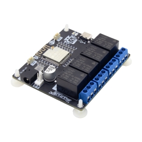 برد کنترل 4 رله IoT ایرانیک مبتنی بر ESP32 با WiFi و Bluetooth و تغذیه 12V