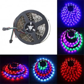LED نواری ARGB WS2811 درایوردار 60Pcs دارای روکش IP44 