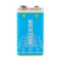 باتری کتابی 9 ولت لیتیوم یون قابل شارژ 400mAh مارک BESTON با ورودی USB Type-C