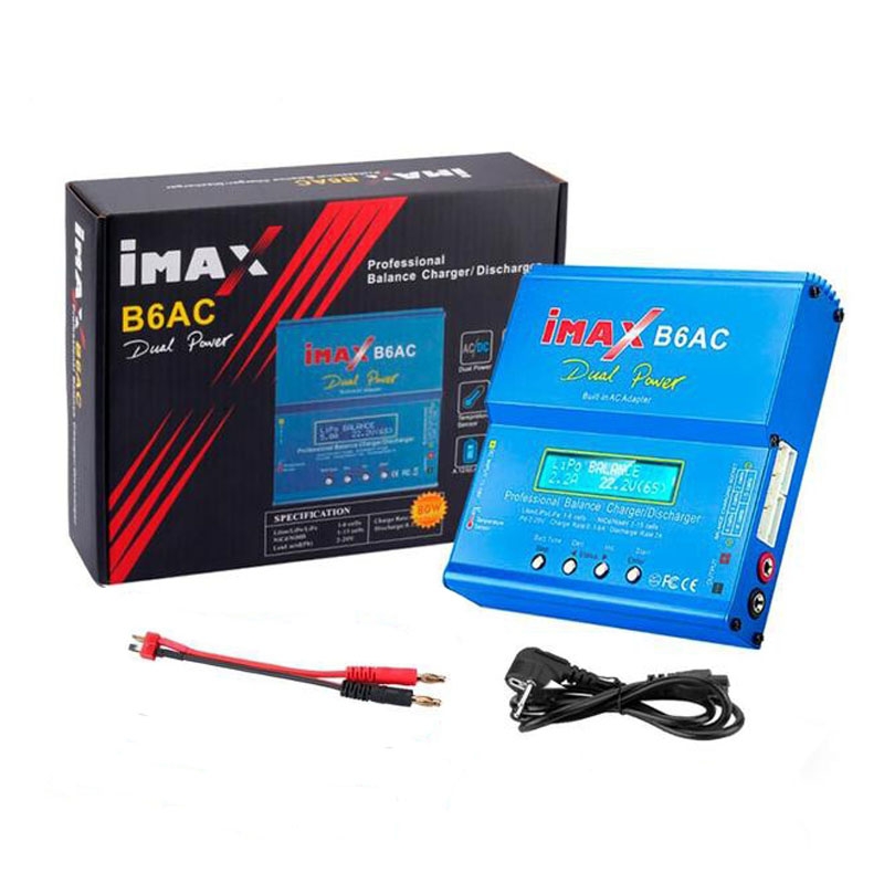 شارژر- دشارژر باتری IMAX 80W مدل B6AC دارای نمایشگر و پورت بالانس
