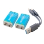 باتری کتابی 9 ولت لیتیوم یون جفتی قابل شارژ 400mAh مارک BESTON با ورودی USB Type-C