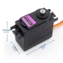 سروو موتور دنده پلاستیکی MG946R توان 13 کیلو - 180 درجه