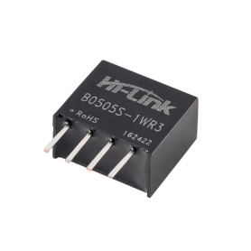 مبدل کاهنده روبردی ایزوله 5V به 5V توان 1W مدل B0505S-1WR3 مارک Hi-Link