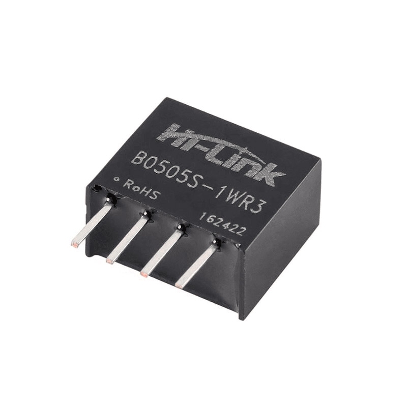 مبدل کاهنده روبردی ایزوله 5V به 5V توان 1W مدل B0505S-1WR3 مارک Hi-Link