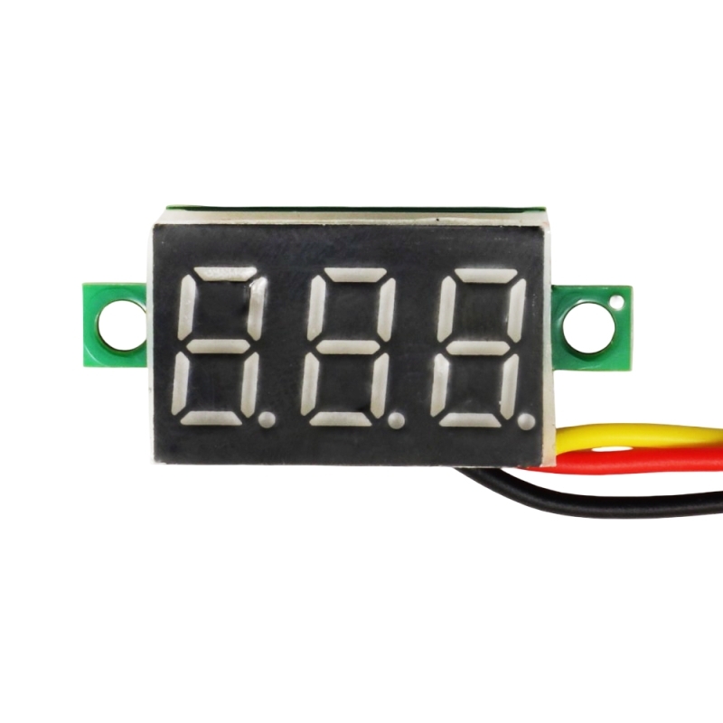ماژول ولتمتر 3 دیجیت DC0-100V سایز 0.36 اینچ 3 سیمه