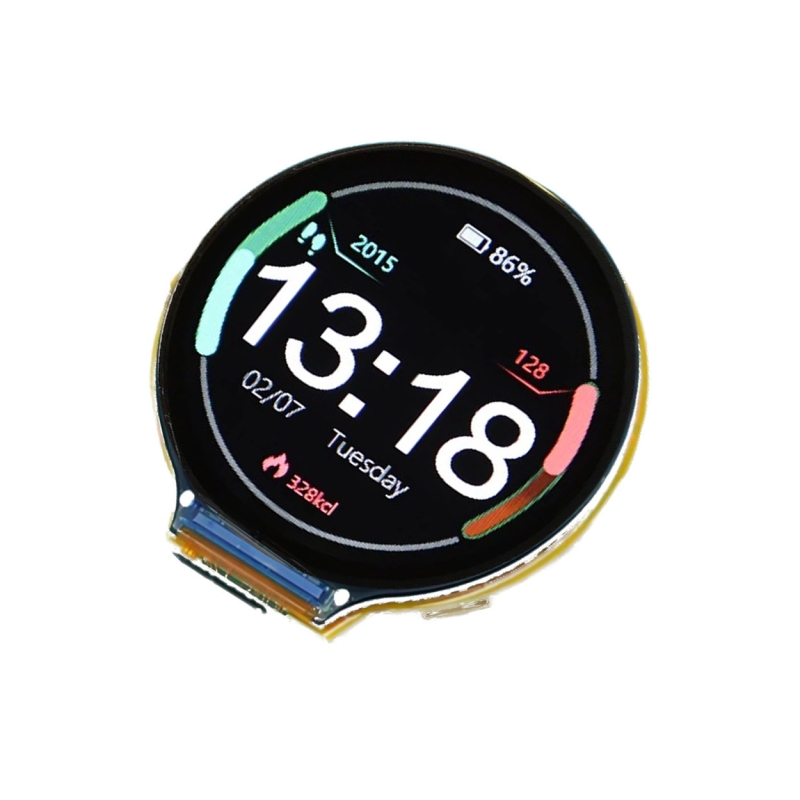 ماژول وای فای ESP32-C3-MINI-1U با نمایشگر TFT IPS رنگی 1.28 اینچ گرد