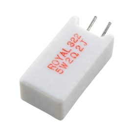 مقاومت آجری ایستاده 2.2 اهم 5W