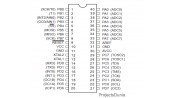 میکروکنترلر ATMEGA16A-PU پکیج PDIP-40