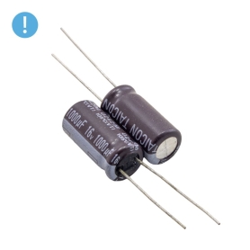 خازن الکترولیتی 1000uF / 16V تایوانی مارک TAICON (OXO)