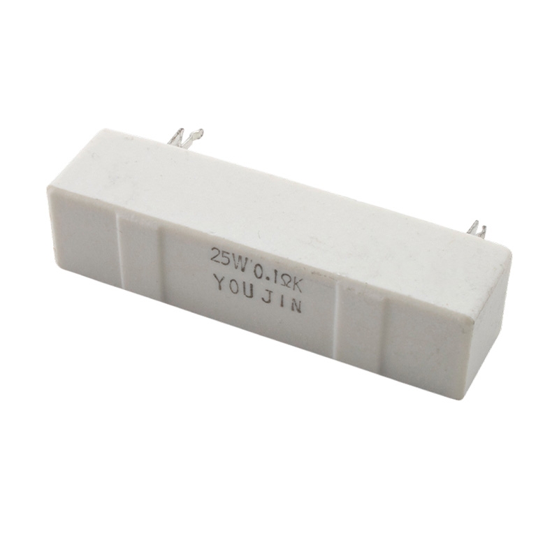 مقاومت آجری 0.1 اهم 25W پکیج PC25
