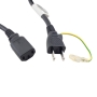 کابل برق Type A مدل SP-16P برند I-SHENG با سیم ارت مجزا طول 1.8متر