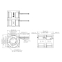 جت فن دوبل 12V سایز 8x8cm مدل GFC0812DW مارک DELTA