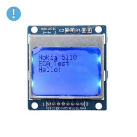 نمایشگر LCD NOKIA 5110 84x48 بک لایت دار (FPP) دارای لکه