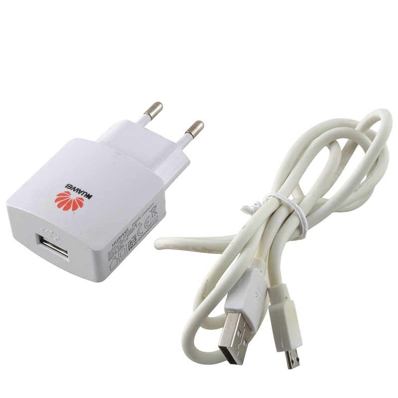 شارژر USB طرح هواوی 5 ولت 1A به همراه کابل