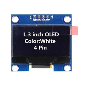 ماژول OLED 1.3 inch 128x64 سفید دارای رابط I2C