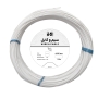 سیم افشان سایز 1x0.5 سفید حلقه 100 متری