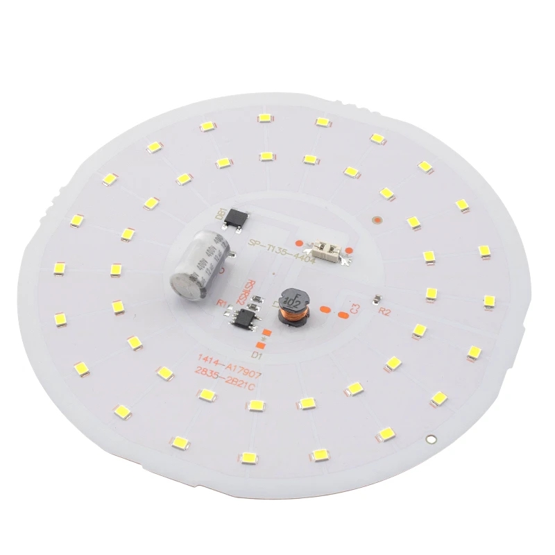 LED DOB سفید مهتابی 220VAC 60W گرد خازن دار سایز 130mm