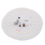 LED DOB سفید مهتابی 220VAC 60W گرد خازن دار سایز 130mm