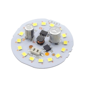 LED DOB سفید مهتابی 220VAC 12W گرد خازن دار سایز 45mm