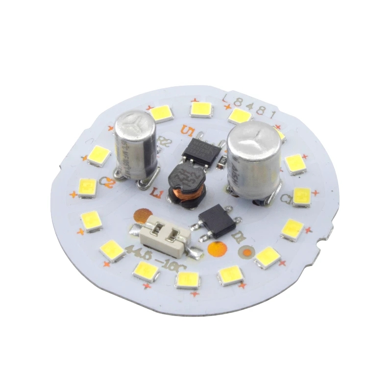 LED DOB سفید مهتابی 220VAC 12W گرد خازن دار سایز 45mm