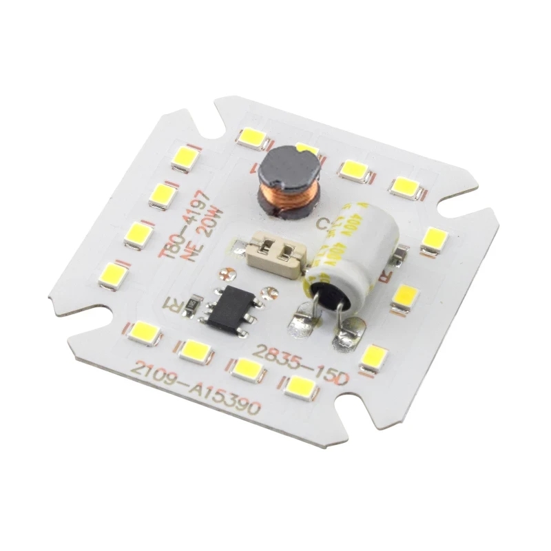 LED DOB سفید مهتابی 220VAC 20W خازن دار سایز 47x47mm