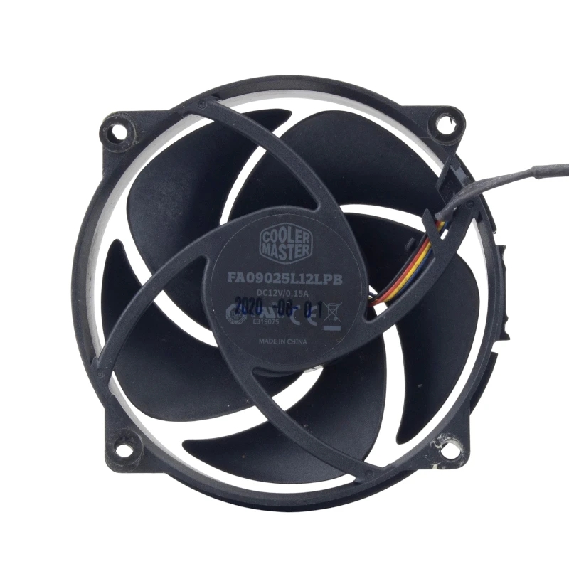 فن 12V گرد سایز 9x2.5cm مارک COOLER MASTER مدل FA09025L12LPB - AMD