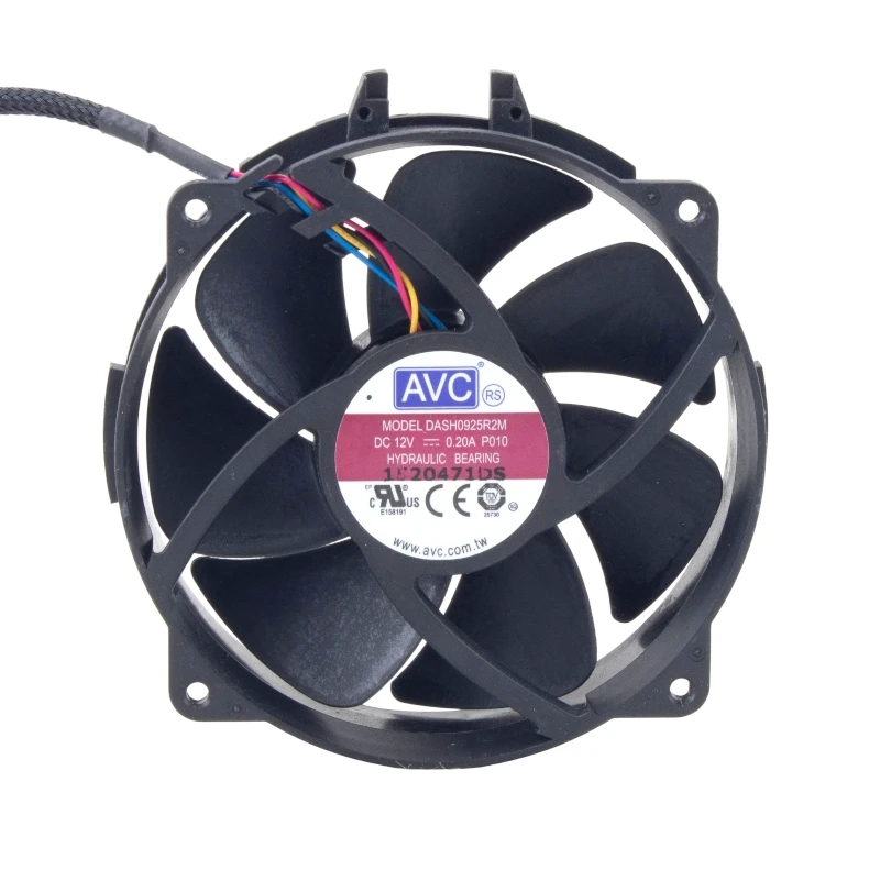 فن 12V گرد سایز 9.5x2.5cm مارک AVC سری DASH0925R2 - AMD