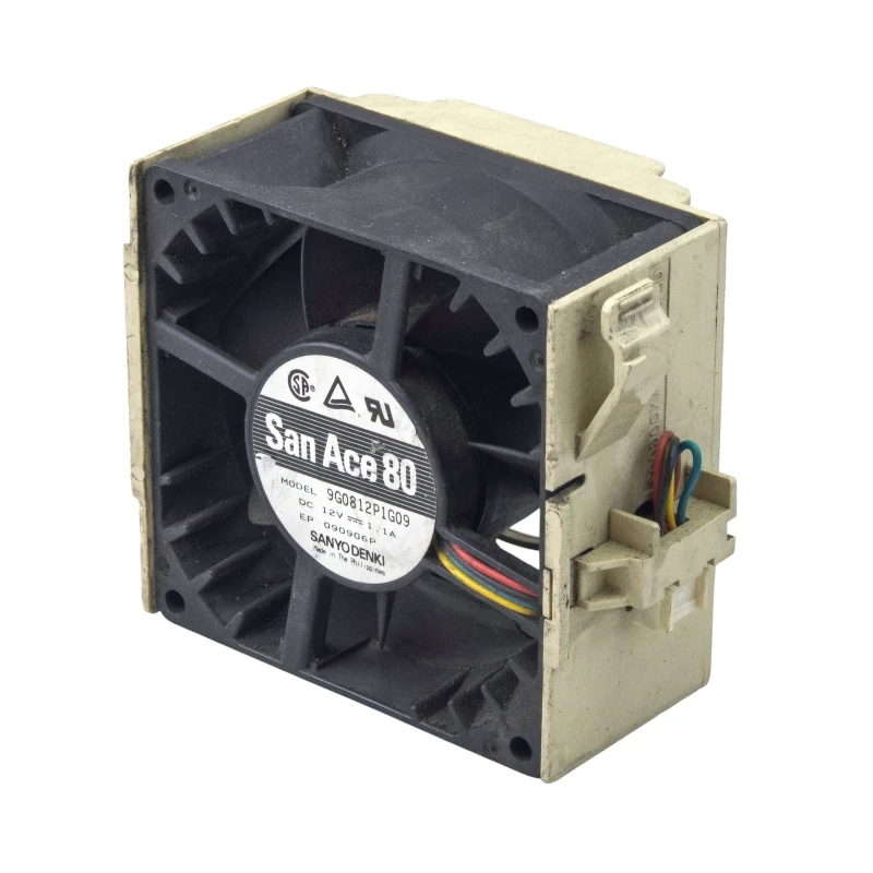 جت فن 12V-1.1A سایز 8x8x3.8cm قاب دار مارک Sanyo Denki مدل 9G0812P1G09