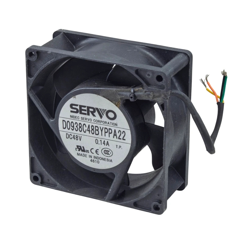 جت فن 48V-0.14A سایز 9.2x9.2x3.8cm مارک Nidec Servo مدل D0938C48BYPPA22