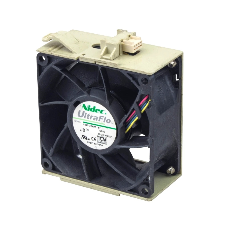 جت فن 12V-0.6A قاب دار سایز 8x8x3.8cm مارک Nidec مدل V80E12BHA5