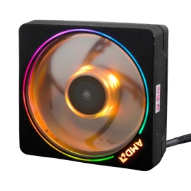 فن 12 ولت RGB سایلنت قاب دار سایز 10.8x10.8x4cm مارک COOLEER MASTER مدل FD09225H12LPE - AMD