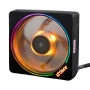 فن 12 ولت RGB سایلنت قاب دار سایز 10.8x10.8x4cm مارک COOLEER MASTER مدل FD09225H12LPE - AMD