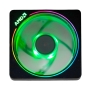 فن 12 ولت RGB سایلنت قاب دار سایز 10.8x10.8x4cm مارک COOLEER MASTER مدل FD09225H12LPE - AMD