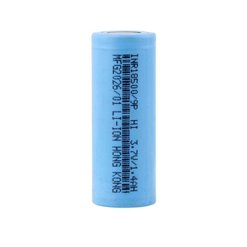 باتری لیتیوم یون 3.7v سایز 18500 سرتخت 1.4Ah مارک HI