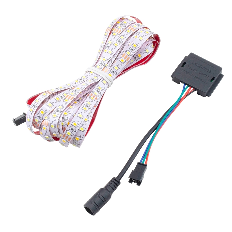 کیت نورپردازی 12v لمسی به همراه ریسه LED طول 5m