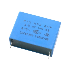 خازن 1.5uF / 275V MPX کلاس X2