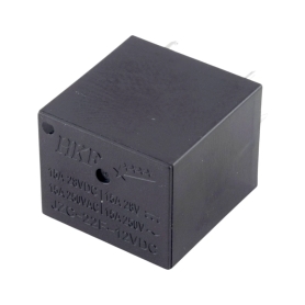 رله 12V-15A پایه میلون قوطی بلند مارک HKF کد JZC-22F