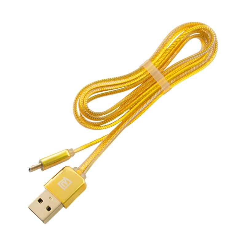 کابل شارژر Micro USB طلایی طول 1m مارک REMAX