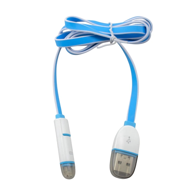 کابل شارژ تبدیل شونده USB به Micro-usb/Lightning طول 1m مدل LC82