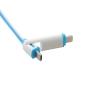 کابل شارژ تبدیل شونده USB به Micro-usb/Lightning طول 1m مدل LC82