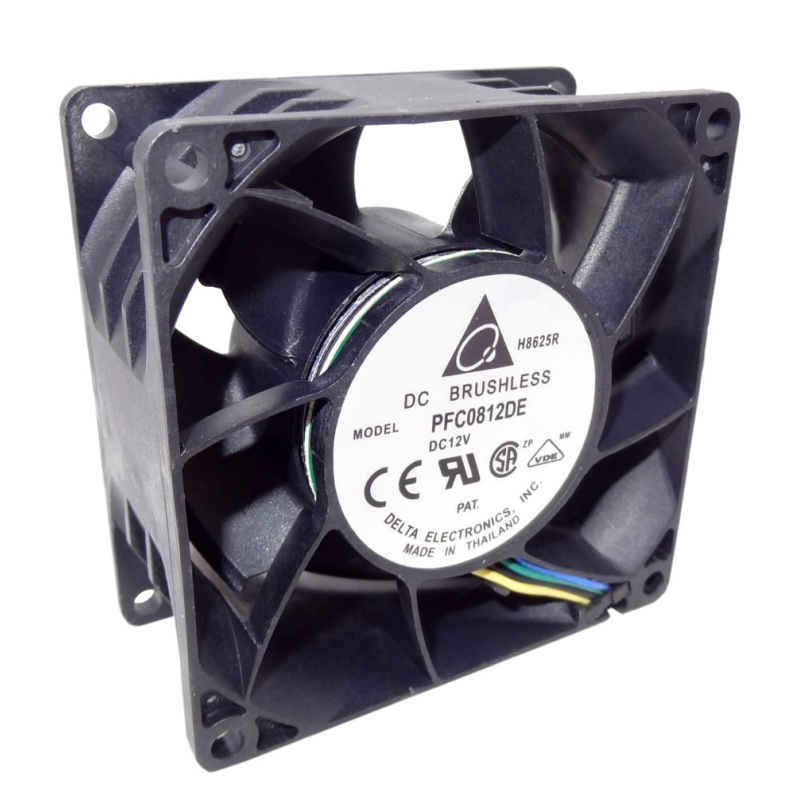 جت فن 12V-3.3A سایز 8x8x3.8 مارک DELTA مدل PFC0812DE